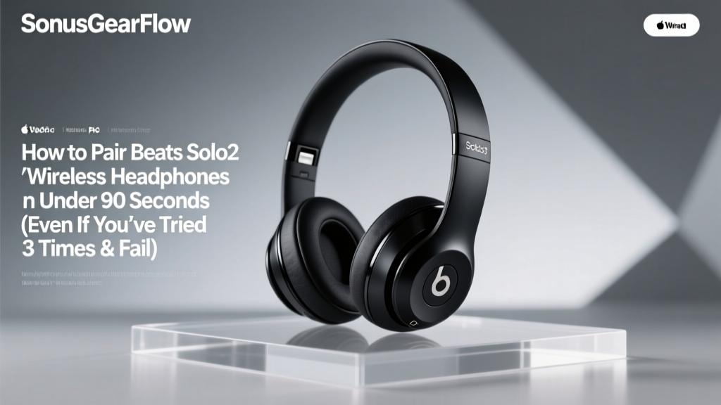 How to Pair Beats Solo2 Wireless Headphones in Under 90 Seconds (Even If You’ve Tried 3 Times & Failed — Here’s the Exact Button Combo Apple Doesn’t Tell You)