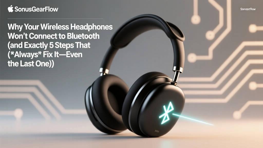 Why Your Wireless Headphones Won’t Connect to Bluetooth (and Exactly 5 Steps That *Always* Fix It—Even If You’ve Tried Everything)