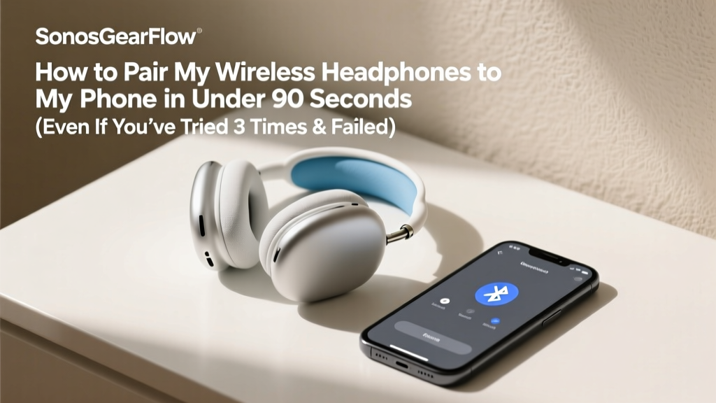 How to Pair My Wireless Headphones to My Phone in Under 90 Seconds (Even If You’ve Tried 3 Times & Failed — Here’s Why It Keeps Failing)