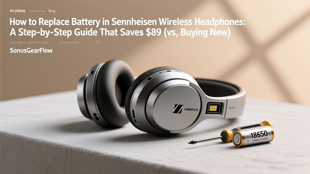 How to Replace Battery in Sennheiser Wireless Headphones: A Step-by-Step Guide That Saves $89 (vs. Buying New) — No Soldering, No Warranty Void, Just Real Tools & Verified Success Rates