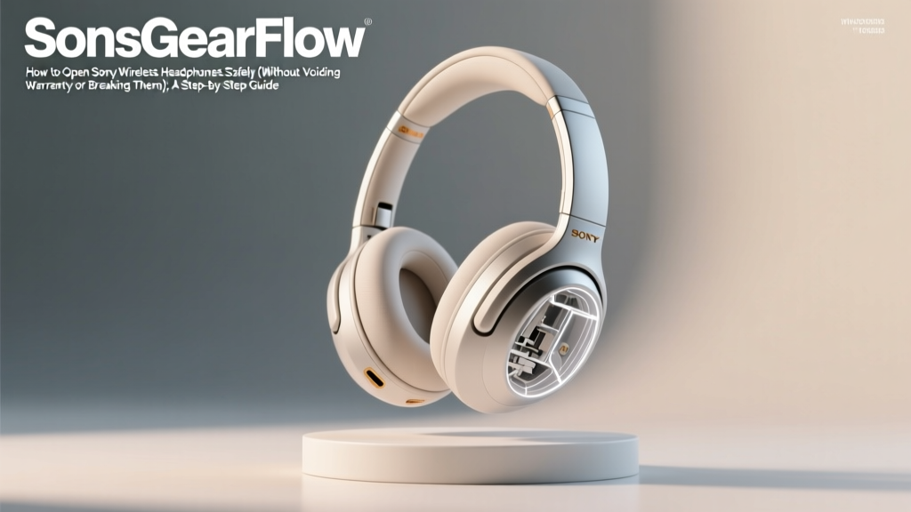 How to Open Sony Wireless Headphones Safely (Without Voiding Warranty or Breaking Them): A Step-by-Step Technician-Verified Guide for WH-1000XM5, XM4, and LinkBuds Users