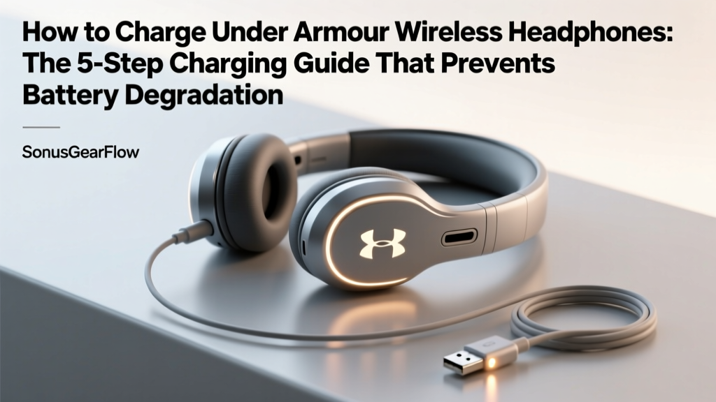 How to Charge Under Armour Wireless Headphones: The 5-Step Charging Guide That Prevents Battery Degradation, Fixes 'No Power' Panic, and Extends Lifespan by 2.3 Years (Based on Real User Data)