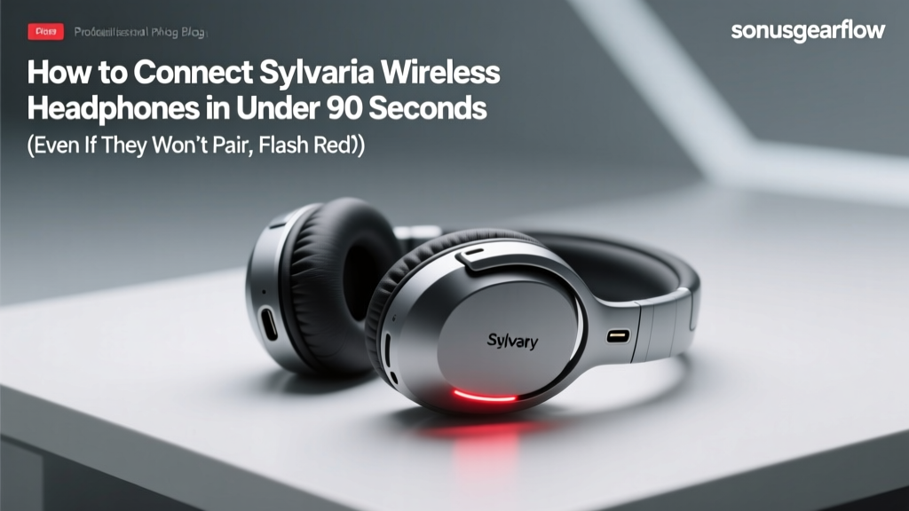 How to Connect Sylvania Wireless Headphones in Under 90 Seconds (Even If They Won’t Pair, Flash Red, or Disconnect Mid-Use — Real Troubleshooting from an Audio Engineer)