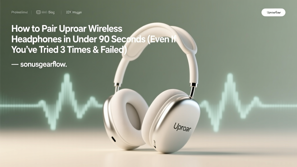 How to Pair Uproar Wireless Headphones in Under 90 Seconds (Even If You’ve Tried 3 Times & Failed — Here’s the Exact Button Combo Your Manual Skipped)