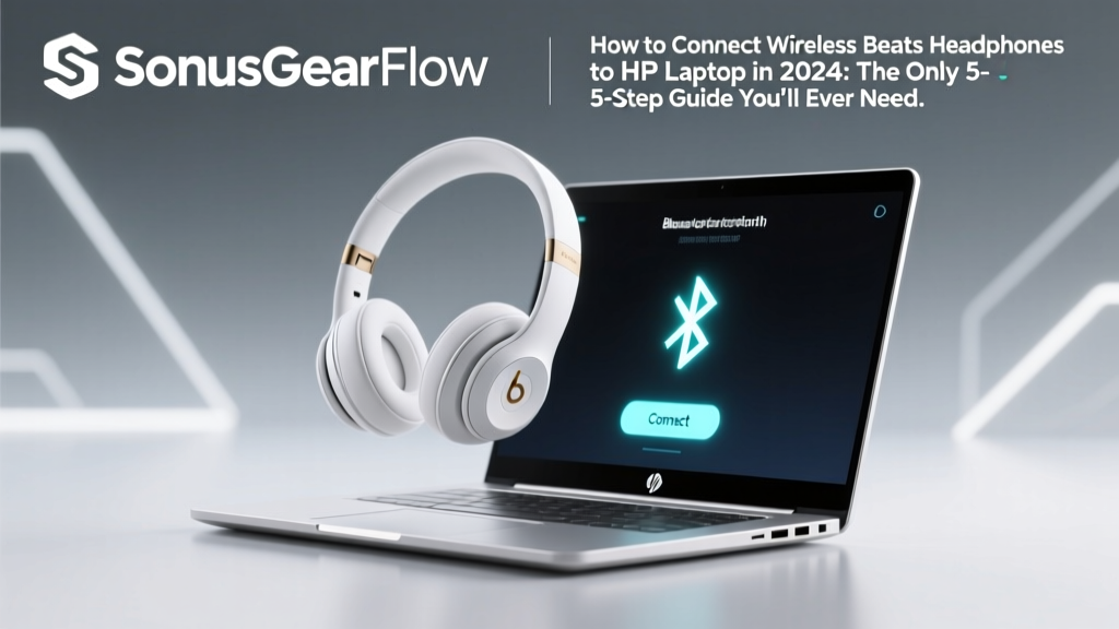 How to Connect Wireless Beats Headphones to HP Laptop in 2024: The Only 5-Step Guide You’ll Ever Need (No Driver Confusion, No Bluetooth Failures, No Audio Lag)