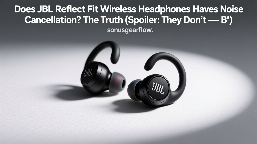 Does JBL Reflect Fit Wireless Headphones Have Noise Cancellation? The Truth (Spoiler: They Don’t — But Here’s What *Actually* Works Better for Runners & Gym-Goers)