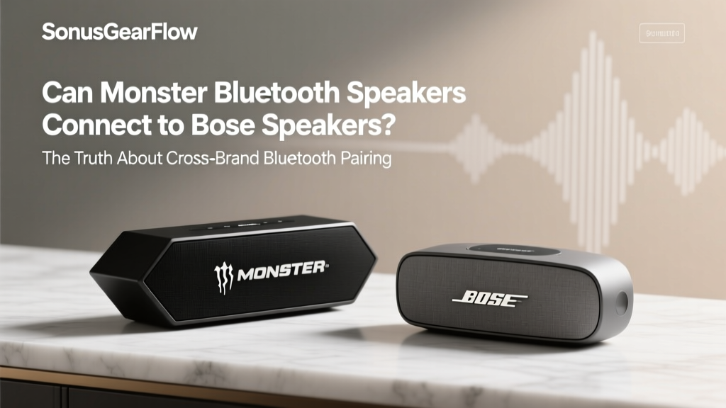 Can Monster Bluetooth Speakers Connect to Bose Speakers? The Truth About Cross-Brand Bluetooth Pairing (Spoiler: It’s Not Plug-and-Play — Here’s Exactly What Works in 2024)