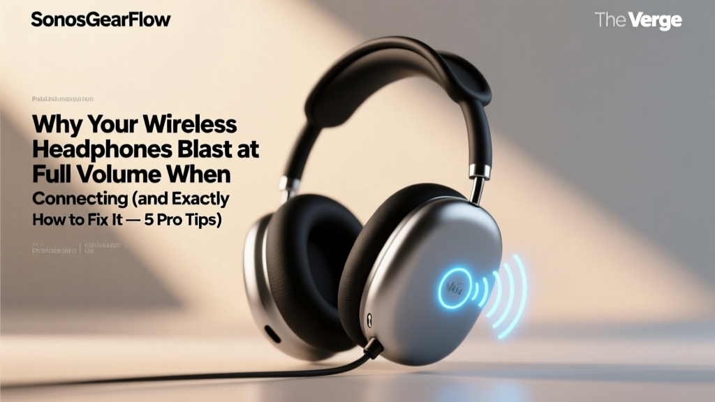 Why Your Wireless Headphones Blast at Full Volume When Connecting (and Exactly How to Fix It — 5 Proven Methods That Work in 2024)