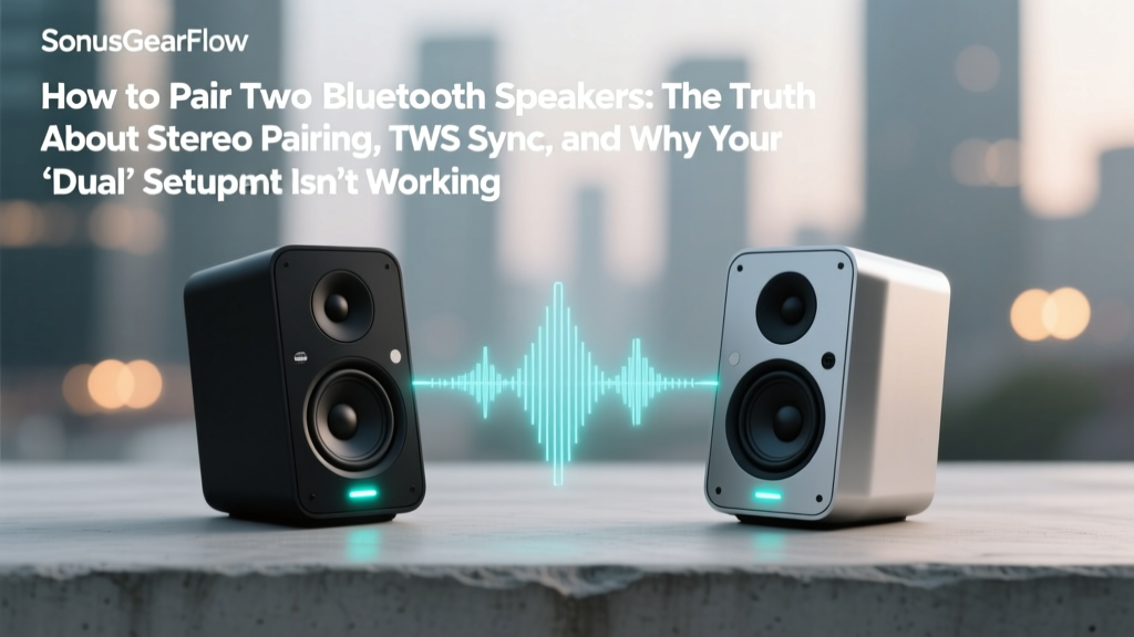 How to Pair to Two Bluetooth Speakers: The Truth About Stereo Pairing, TWS Sync, and Why Your 'Dual Speaker Mode' Isn’t Working (Step-by-Step Fix for iPhone, Android & Windows)