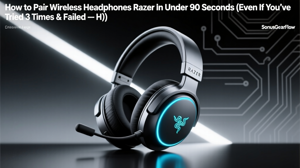 How to Pair Wireless Headphones Razer in Under 90 Seconds (Even If You’ve Tried 3 Times & Failed — Here’s Why It’s Not Your Fault)