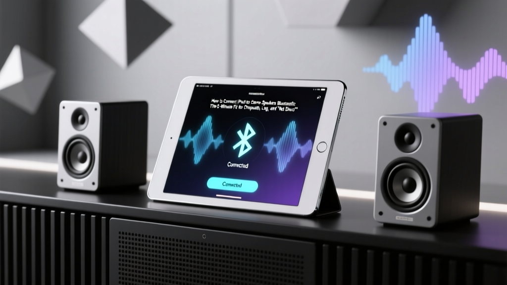 How to Connect iPad to Stereo Speakers Bluetooth: The 5-Minute Fix for Dropouts, Lag, and 'Not Discoverable' Errors (No Adapter Needed)