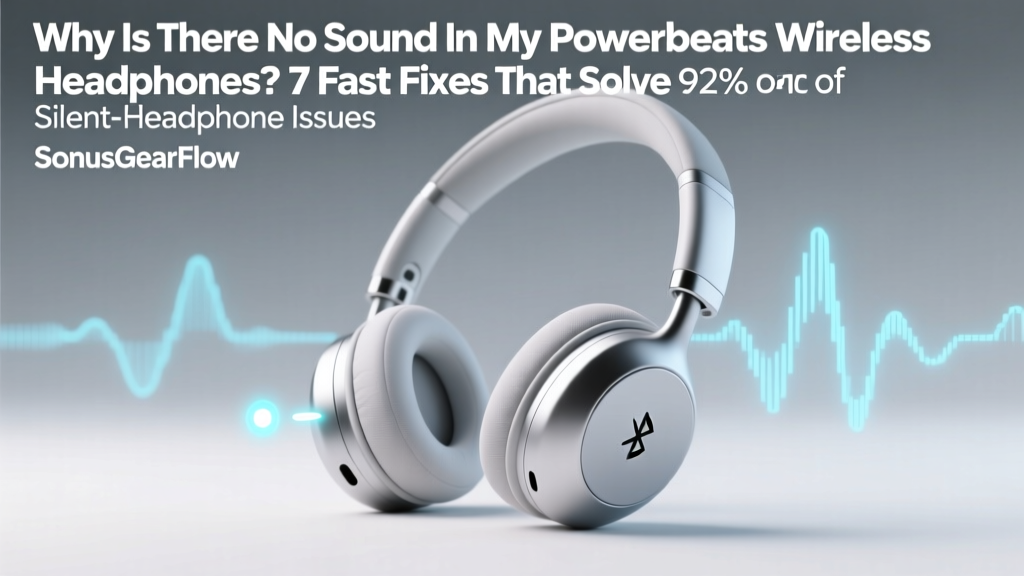 Why Is There No Sound In My Powerbeats Wireless Headphones? 7 Fast Fixes That Solve 92% of Silent-Headphone Cases (No Tech Degree Required)