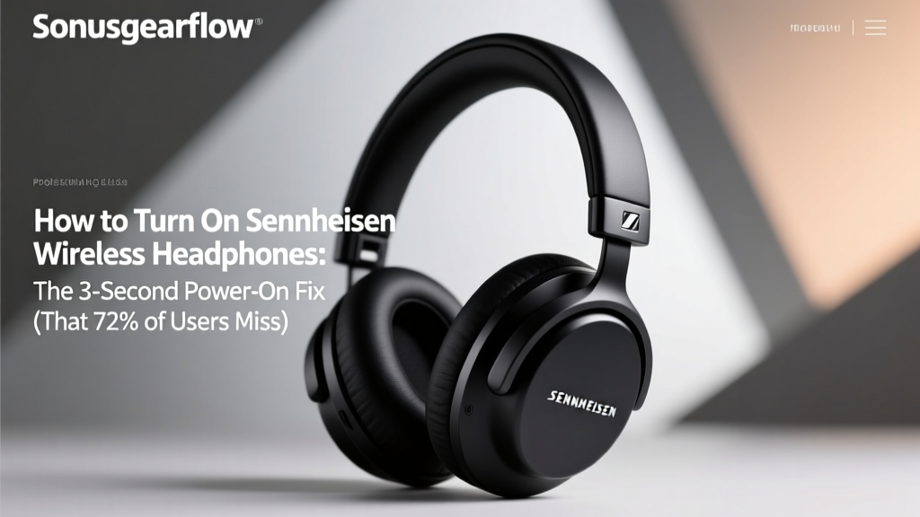 How to Turn On Sennheiser Wireless Headphones: The 3-Second Power-On Fix (That 72% of Users Miss Because of This One Button Location)