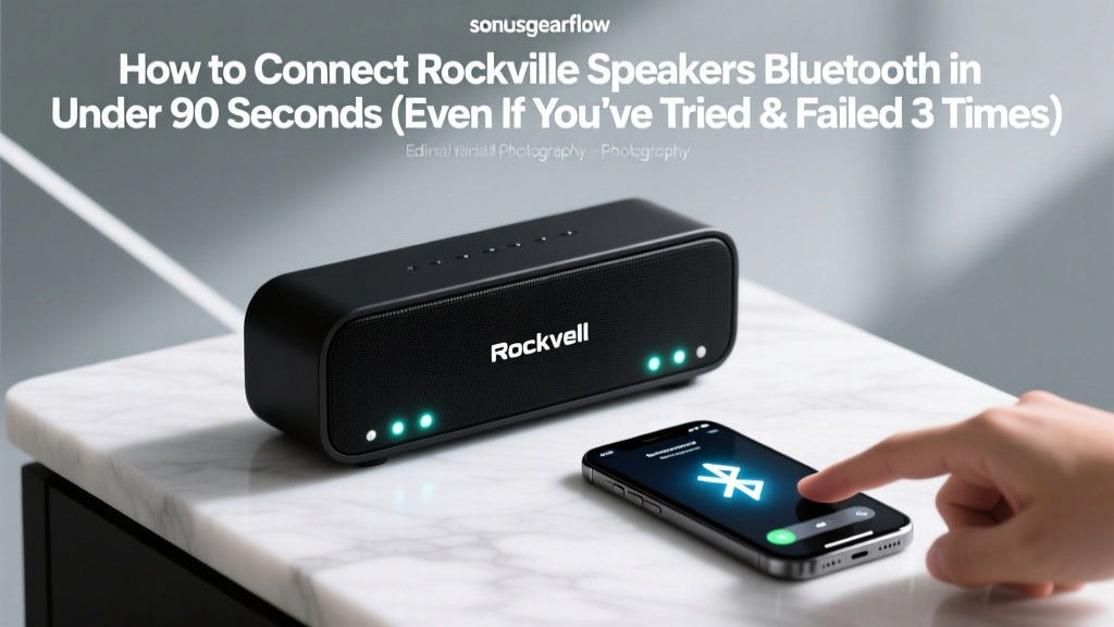 How to Connect Rockville Speakers Bluetooth in Under 90 Seconds (Even If You’ve Tried & Failed 3 Times — Here’s Why It’s Not Your Fault)