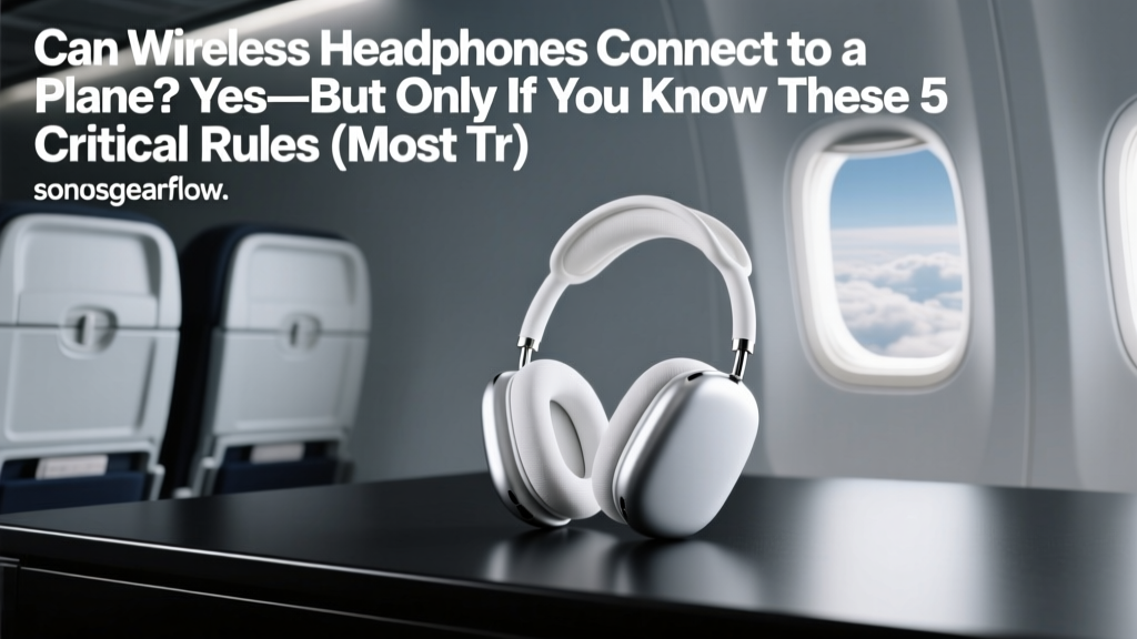 Can Wireless Headphones Connect to a Plane? Yes—But Only If You Know These 5 Critical Rules (Most Travelers Get #3 Wrong)