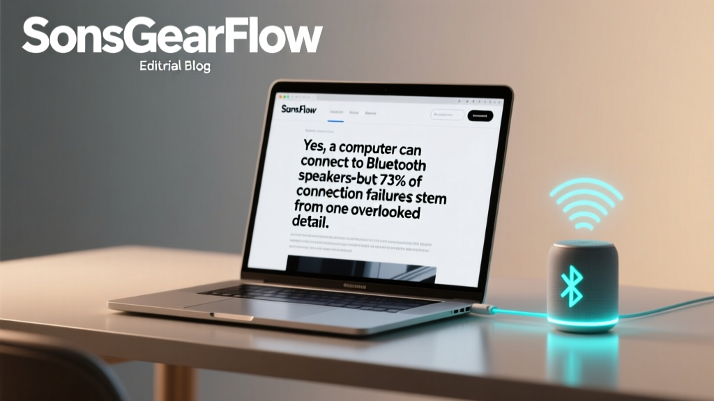 Yes, a computer can connect to Bluetooth speakers—but 73% of connection failures stem from one overlooked OS-level setting (not driver issues or speaker defects). Here’s the exact 4-step fix that works across Windows, macOS, and Linux—even with older laptops.