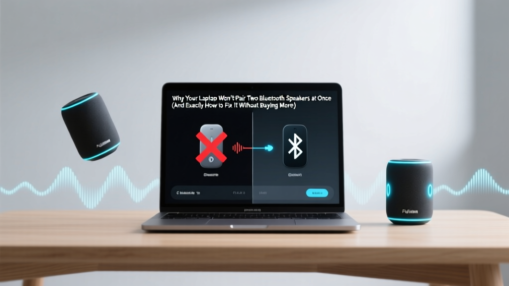 Why Your Laptop Won’t Pair Two Bluetooth Speakers at Once (And Exactly How to Fix It Without Buying New Gear)
