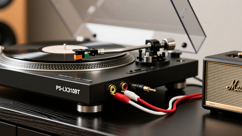 How to Connect Sony PS-LX310BT Turntable to Non-Bluetooth Speakers: The Exact Wiring, Cable & Setup Steps (No Bluetooth Required — Just Clean Analog Sound)