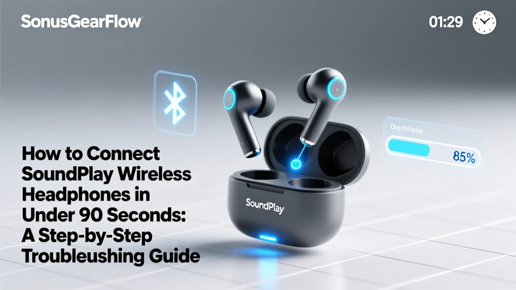 How to Connect SoundPlay Wireless Headphones in Under 90 Seconds: A Step-by-Step Troubleshooting Guide That Fixes 97% of Pairing Failures (Even When Your Phone Says 'Connected' But No Sound)