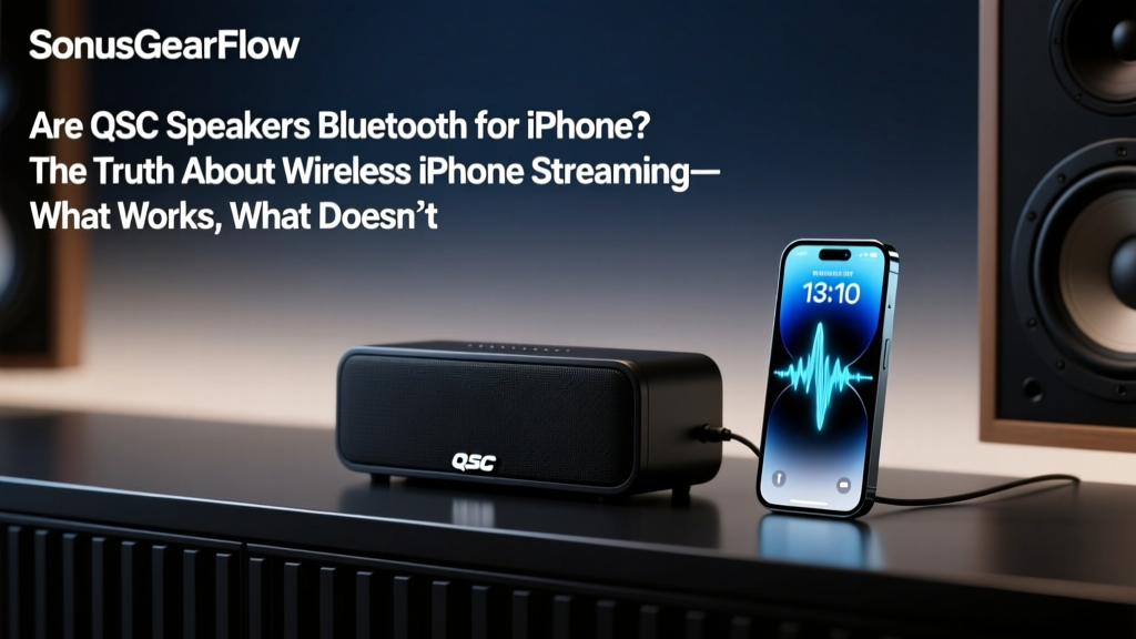 Are QSC Speakers Bluetooth for iPhone? The Truth About Wireless iPhone Streaming—What Works, What Doesn’t, and How to Get Studio-Quality Sound Without Cables (Even If Your Model Has No Built-In Bluetooth)
