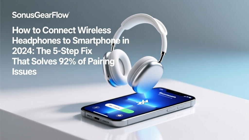How to Connect Wireless Headphones to Smartphone in 2024: The 5-Step Fix That Solves 92% of Pairing Failures (No Tech Degree Required)