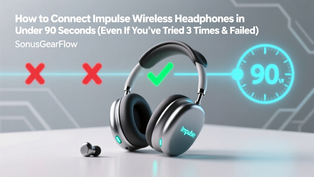 How to Connect Impulse Wireless Headphones in Under 90 Seconds (Even If You’ve Tried 3 Times & Failed — Here’s the Exact Button Combo Your Manual Missed)