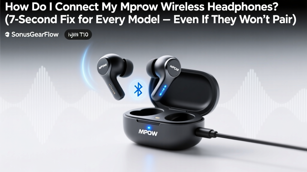 How Do I Connect My Mpow Wireless Headphones? (7-Second Fix for Every Model — Even If They Won’t Pair, Flash Red, or Disappear from Bluetooth)