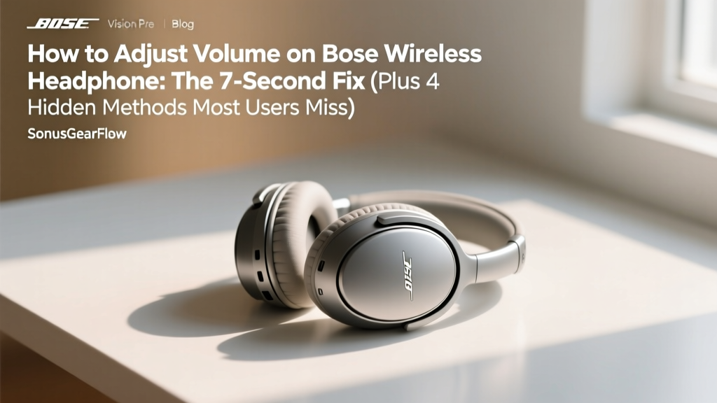 How to Adjust Volume on Bose Wireless Headphones: The 7-Second Fix (Plus 4 Hidden Methods Most Users Miss — Including Why Your Volume Keeps Resetting)