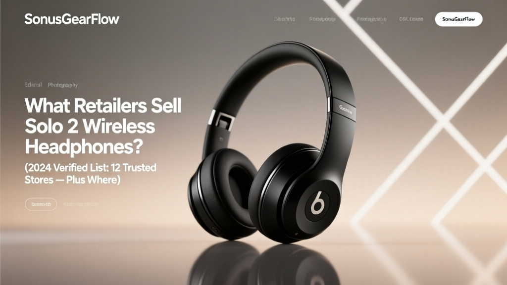 What Retailers Sell Solo 2 Wireless Headphones? (2024 Verified List: 12 Trusted Stores — Plus Where to Avoid Counterfeits & Save Up to 37%)