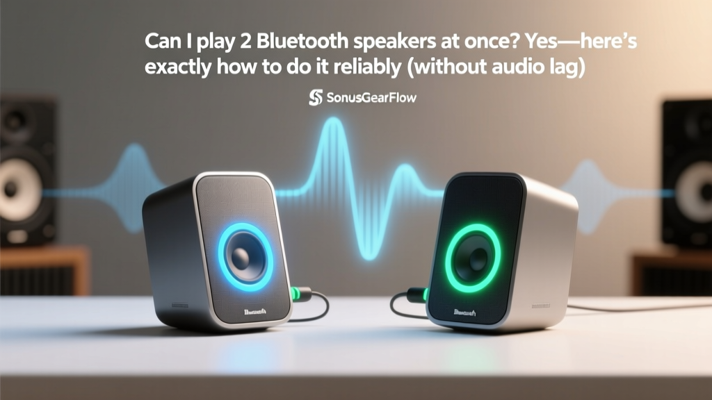 Can I play 2 Bluetooth speakers at once? Yes—here’s exactly how to do it reliably (without audio lag, dropouts, or buying new gear you don’t need).
