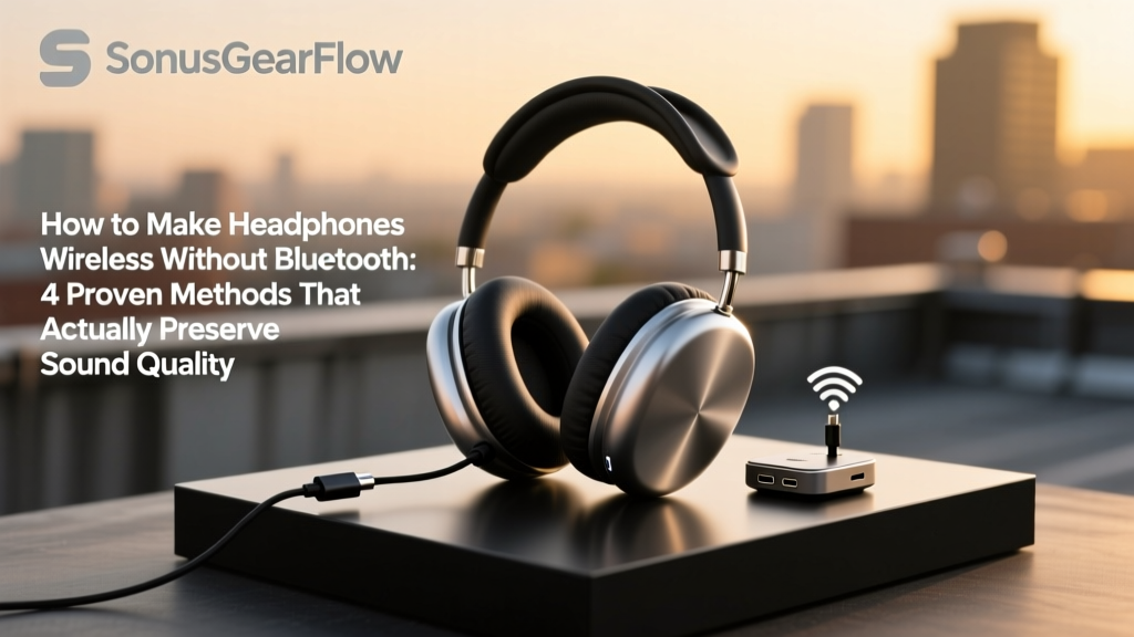 How to Make Headphones Wireless Without Bluetooth: 4 Proven Methods That Actually Preserve Sound Quality (No Latency, No Pairing Hassles, No $200 Upgrades)
