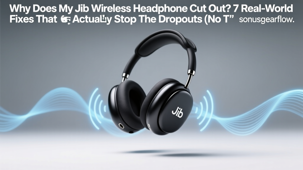 Why Does My Jib Wireless Headphone Cut Out? 7 Real-World Fixes That Actually Stop the Dropouts (No Tech Degree Required)