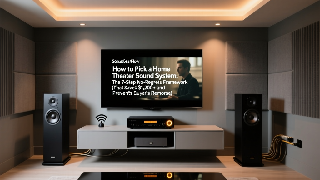 How to Pick a Home Theater Sound System: The 7-Step No-Regrets Framework (That Saves $1,200+ and Prevents 'Speaker Regret' in Year 1)