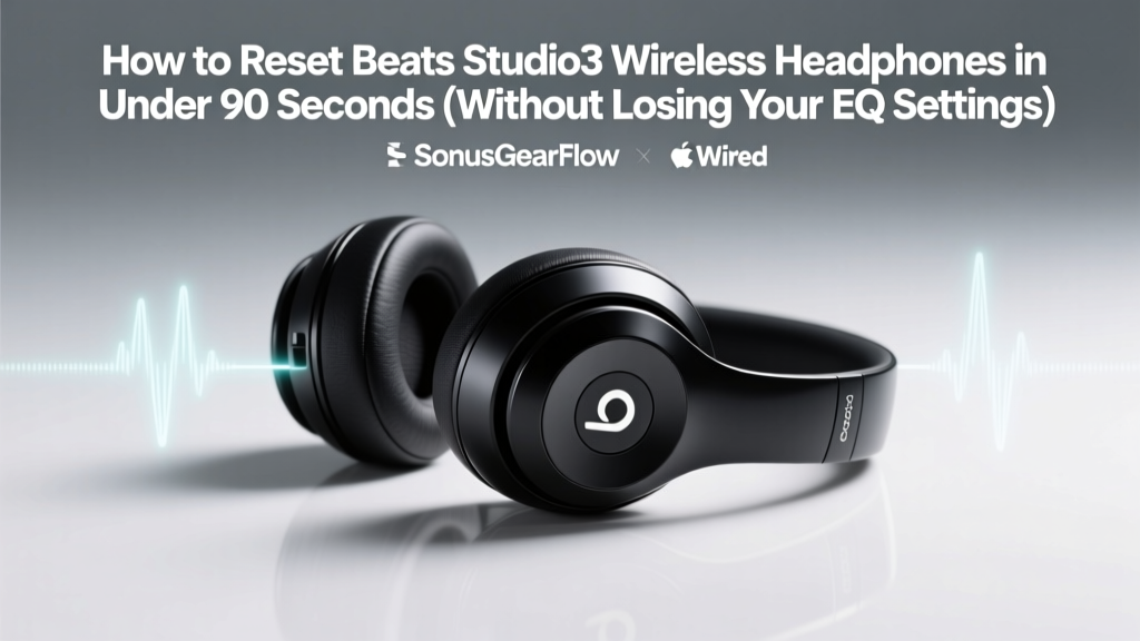 How to Reset Beats Studio3 Wireless Headphones in Under 90 Seconds (Without Losing Your EQ Settings or Bluetooth Pairings—Yes, It’s Possible)