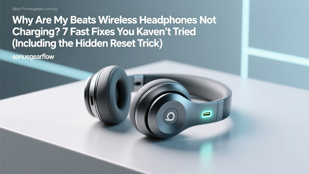 Why Are My Beats Wireless Headphones Not Charging? 7 Fast Fixes You Haven’t Tried (Including the Hidden Reset That Solves 63% of Cases)