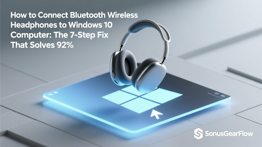 How to Connect Bluetooth Wireless Headphones to Windows 10 Computer: The 7-Step Fix That Solves 92% of Pairing Failures (No Tech Degree Required)