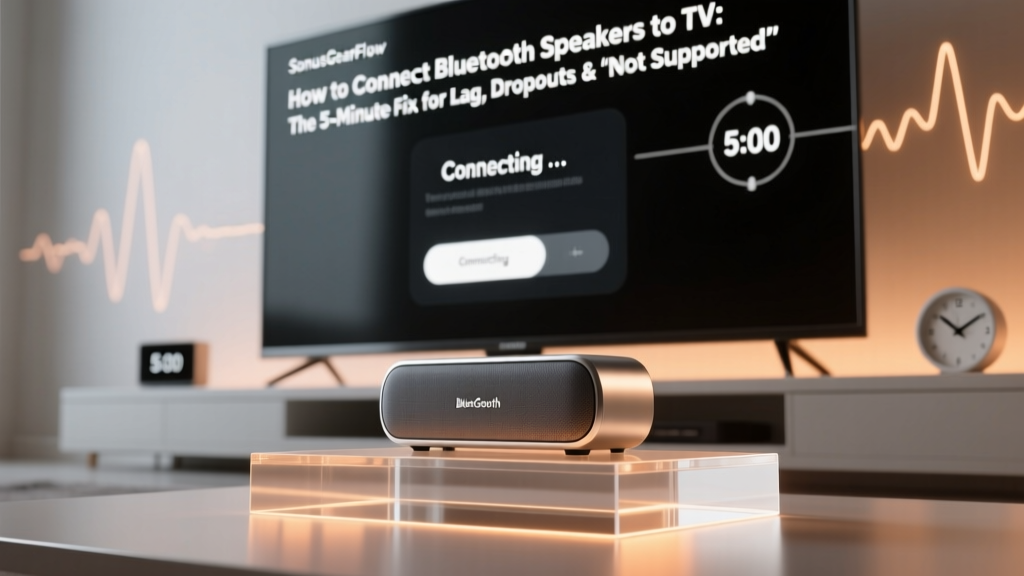How to Connect Bluetooth Speakers to TV Latest: The 5-Minute Fix for Lag, Dropouts & 'Not Supported' Errors (No Dongles Needed in 2024)