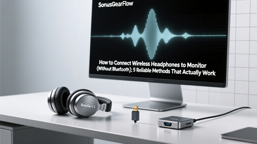 How to Connect Wireless Headphones to Monitor (Without Bluetooth): 5 Reliable Methods That Actually Work — Skip the Frustration, Skip the Dongles You Don’t Need