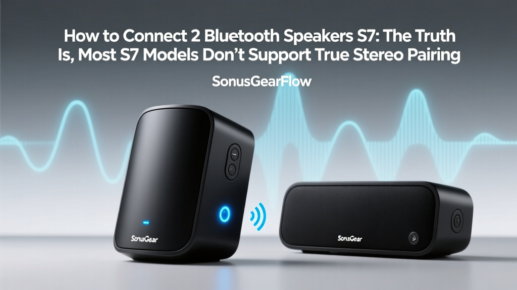 How to Connect 2 Bluetooth Speakers S7: The Truth Is, Most S7 Models Don’t Support True Stereo Pairing—Here’s Exactly What Works (and What Breaks Your Audio)