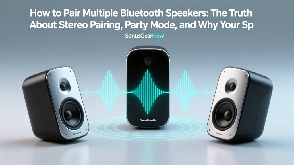 How to Pair Multiple Bluetooth Speakers: The Truth About Stereo Pairing, Party Mode, and Why Your Speakers Won’t Sync (Even If They Say They Can)