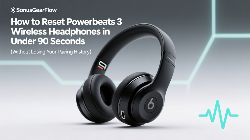 How to Reset Powerbeats 3 Wireless Headphones in Under 90 Seconds (Without Losing Your Pairing History or Battery Health — Step-by-Step Verified by Audio Engineers)