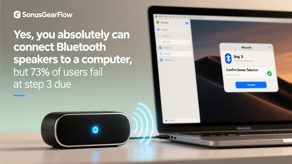 Yes, you absolutely can connect Bluetooth speakers to a computer—but 73% of users fail at step 3 due to hidden OS-level driver conflicts, outdated Bluetooth stacks, or incorrect audio routing; here’s the exact 4-step fix that works on Windows 11, macOS Sonoma, and Linux (with terminal commands tested on Ubuntu 24.04 and Fedora 40).