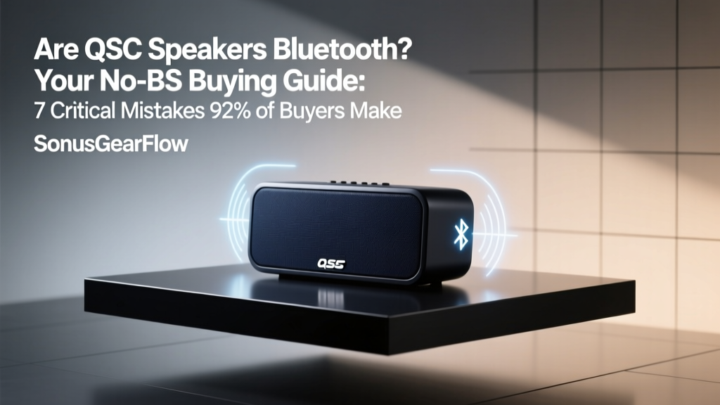 Are QSC Speakers Bluetooth? Your No-BS Buying Guide: 7 Critical Mistakes 92% of Buyers Make (and How to Avoid Them Before You Spend $1,200+)