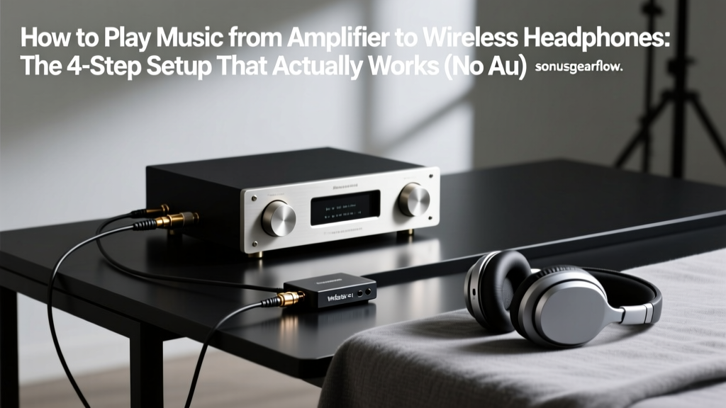 How to Play Music from Amplifier to Wireless Headphones: The 4-Step Setup That Actually Works (No Audio Lag, No Signal Dropouts, No $200 Dongles)