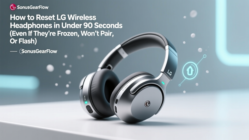 How to Reset LG Wireless Headphones in Under 90 Seconds (Even If They’re Frozen, Won’t Pair, or Flash Red) — Step-by-Step Guide for All Models Including TONE Free, HBS-FN6, and Q82
