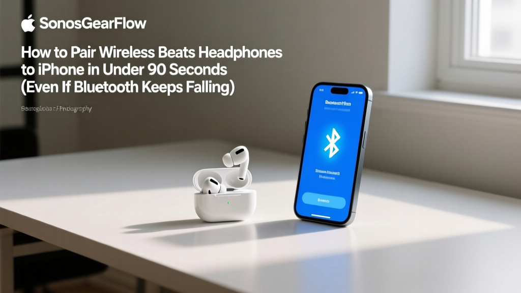 How to Pair Wireless Beats Headphones to iPhone in Under 90 Seconds (Even If Bluetooth Keeps Failing or Your Headphones Won’t Show Up)