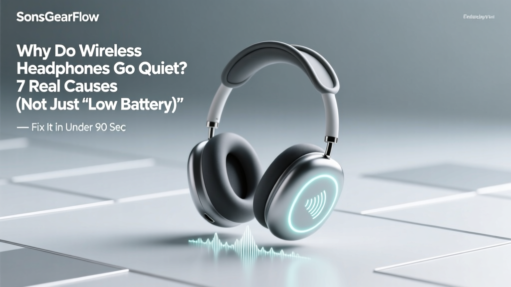 Why Do Wireless Headphones Go Quiet? 7 Real Causes (Not Just 'Low Battery') — Fix It in Under 90 Seconds Without Buying New Gear