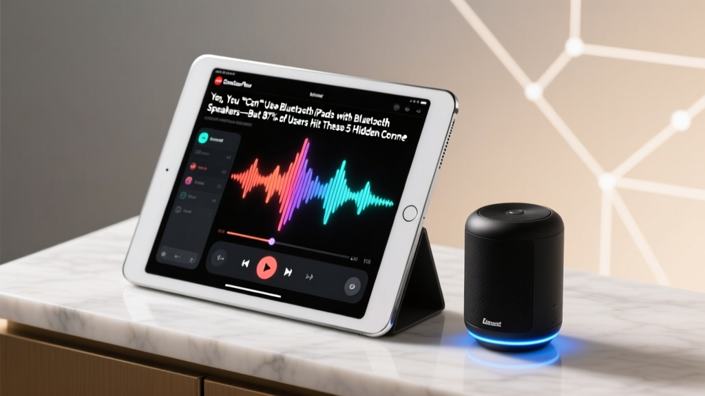Yes, You *Can* Use Bluetooth iPads with Bluetooth Speakers—But 87% of Users Hit These 5 Hidden Connection Pitfalls (And How to Fix Them in Under 90 Seconds)