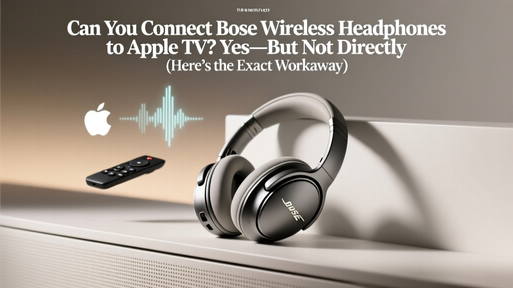 Can You Connect Bose Wireless Headphones to Apple TV? Yes—But Not Directly (Here’s the Exact Workaround That Actually Works in 2024)