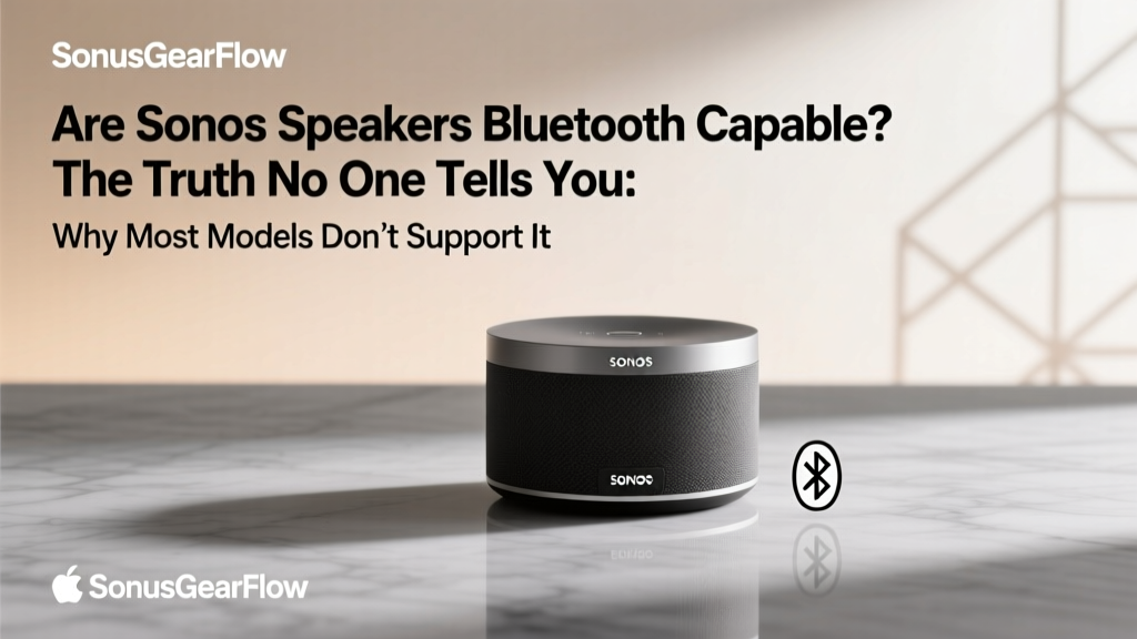Are Sonos speakers Bluetooth capable? The truth no one tells you: why most models don’t support it natively, which ones *can* (with caveats), and how to get flawless wireless audio without sacrificing sound quality or ecosystem control.
